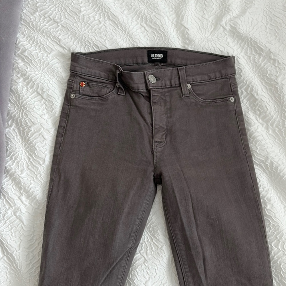 Hudson Grey Skinny Jeans size 25